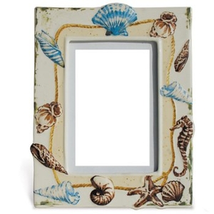 Seashell Picture Frame, Medium