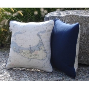 Pillow With A Navigation Chart