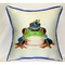 Stacked Frogs Indoor Outdoor Pillow