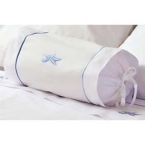 Blue Starfish Bolster Bed Pillow