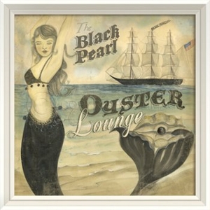 The Black Pearl Oyster Lounge Framed Art