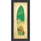 Island Life Surf Board Framed Art