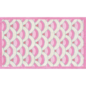 Chi-Lin Pink Flannel Rug