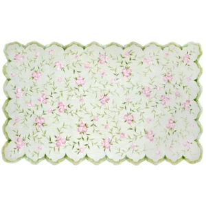 Sweet Rose Hook & Flannel Rug, 2.8 X 4.8