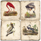 Audubon Birds Coasters, Set Of 4