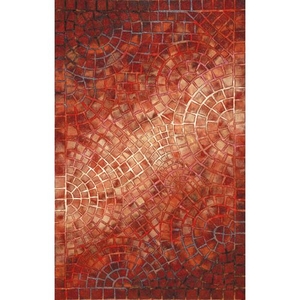Arch Tile Red Rug 42" X 66"