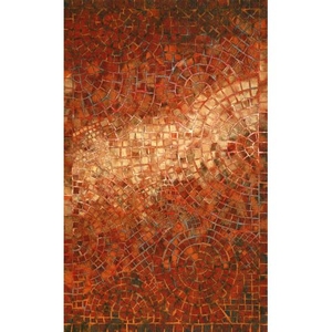 Arch Tile Red Rug 5' X 8'