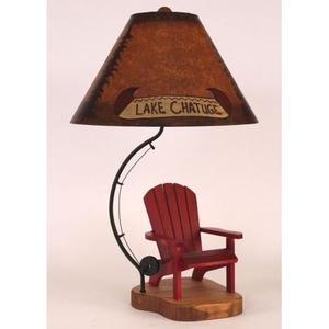 Coastal Lamp Adirondack Chair/Fly Rod