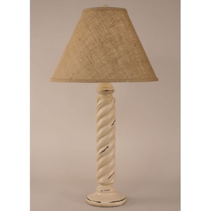 Coastal Lamp Small Rope Table Lamp - Heavy Distressed Cottage</P> <Eol><P> <Eol>	Table Lamp