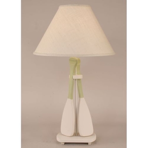 Coastal Lamp 2 Paddle Table Lamp - Weathered Nude/Seagrass Accent