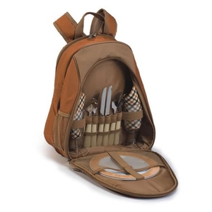 Fairmont Two Person Picnic Backpack, Brown