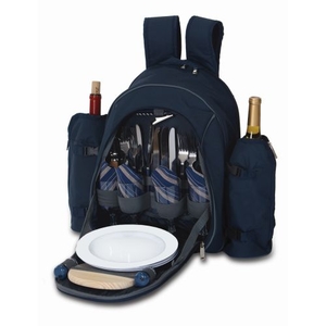 Stratton Four Person Picnic Backpack, Navy