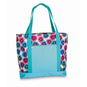 LIDO Two in One Cooler Bag, Blue Blossom