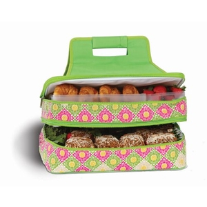 Entertainer Hot and Cold Food Carrier, Green Gazebo