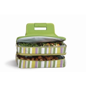 Entertainer Hot and Cold Food Carrier, Lime Rickey