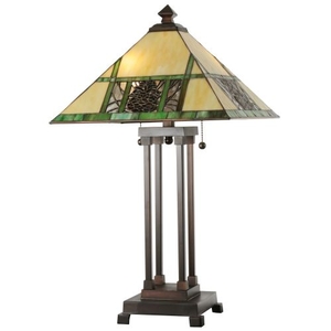 25" H Pinecone Ridge Table Lamp