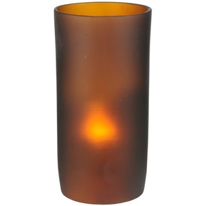 3" W X 6" H Cylinder Frosted Amber Shade