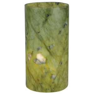 3.5" W X 6.5" H Cylinder Jadestone Green Flat Top Candle Cover
