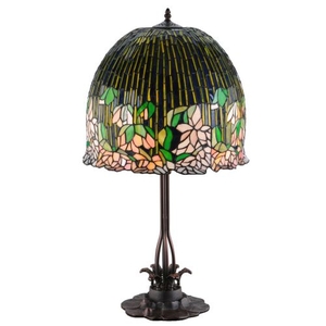 32" H Tiffany Flowering Lotus Table Lamp