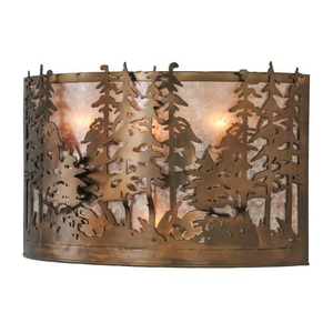 20" W Tall Pines Wall Sconce