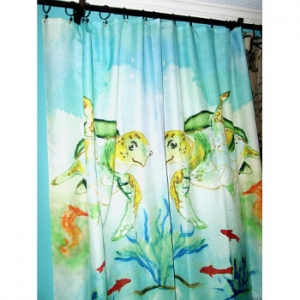Sea Turtle Shower Curtain