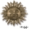 Smiling Sunface Door Knocker-Nickel Silver