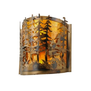 14" W Tall Pines Wall Sconce
