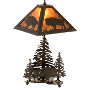 21" H Buffalo Table Lamp