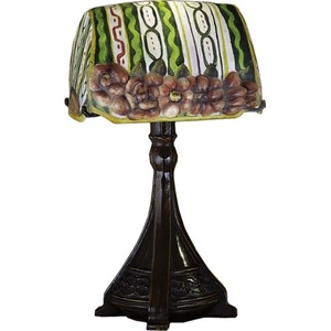 18" H Puffy Ravenna Floral Accent Lamp