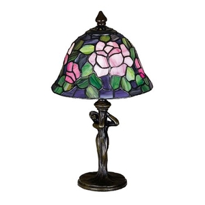 12" H Tiffany Rosebush Mini Lamp