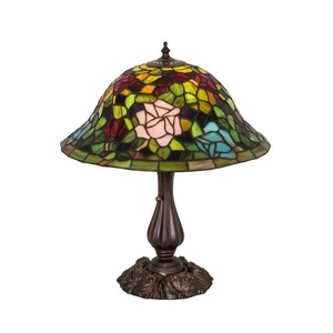18.5" H Tiffany Rosebush Table Lamp
