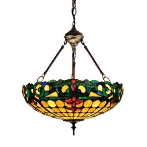 18" W Duffner & Kimberly Colonial Inverted Pendant