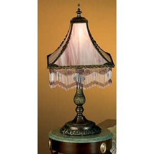 21" H Victoria Fringed Table Lamp
