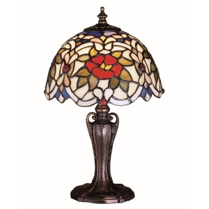 13" H Renaissance Rose Mini Lamp