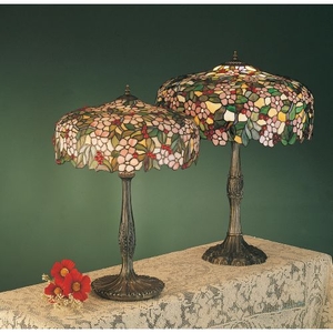 28.5" H Tiffany Cherry Blossom Table Lamp