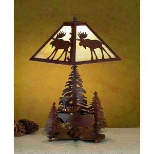21" H Moose On The Loose Table Lamp