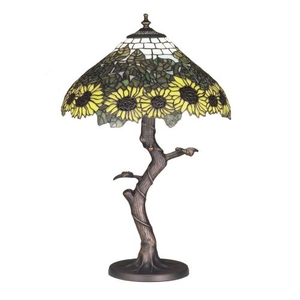 23.5" H Wild Sunflower Table Lamp