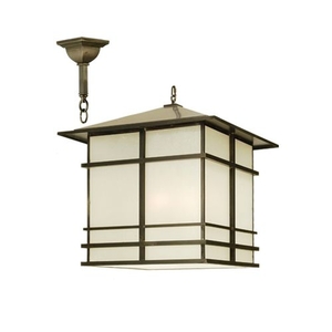 30" Sq Tea House Lantern Pendant
