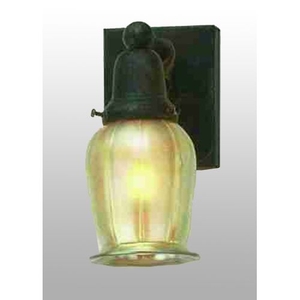 4" W Revival Oyster Bay Favrile Wall Sconce