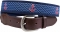 Anchors Away (Navy) Leather Tab Belt