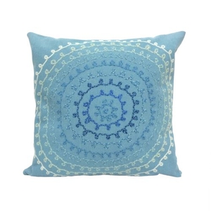 Liora Manne Visions Ii Ombre Threads Indoor/Outdoor Pillow - Blue, 12" By 20"