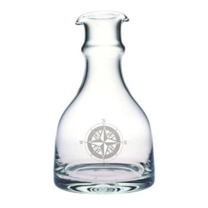 Compass Etched Carafe