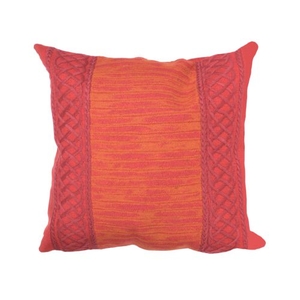 Liora Manne Visions Ii Celtic Stripe Indoor/Outdoor Pillow - Red, 20" Square