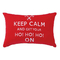 Keep Calm & Ho Ho Ho Holiday Fun Pillow