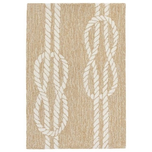 Liora Manne Capri Ropes Indoor/Outdoor Rug - Natural, 24" By 36"