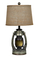 Oil Lantern Table Lamp w/Night Light 26.75"Ht