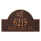Personalized Adirondack Arch Plaque, Antique Copper