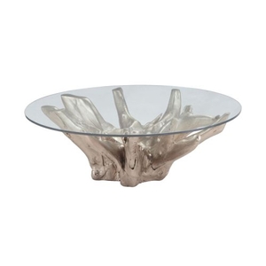 Champagne Teak Root Coffee Table