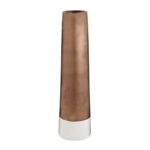 Dip Two-Tone Ceramic Tubular Vases