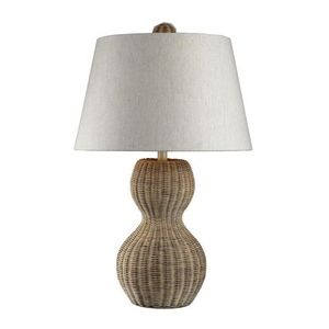 Sycamore Hill Rattan Table Lamp In Light Natural Finish